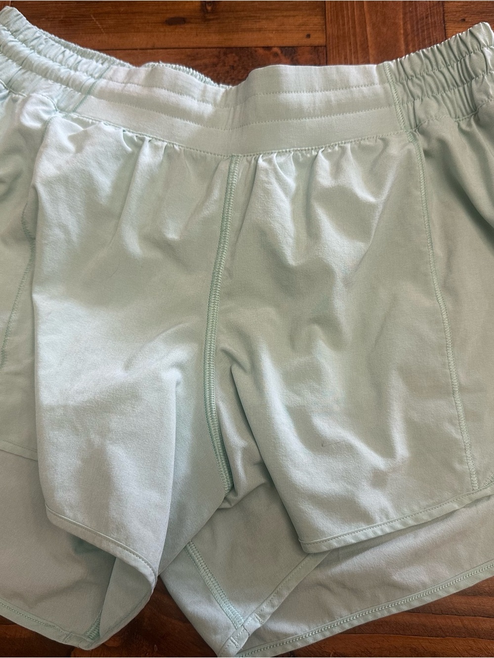 lululemon athletica Light Mint hotty hot 4in Athletic Shorts